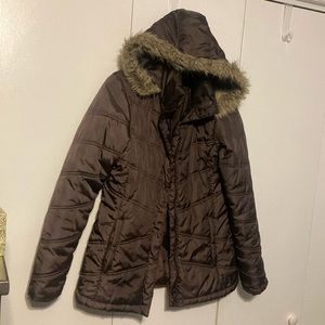 Cato Women’s Size Medium Brown Color Quilted Jacket